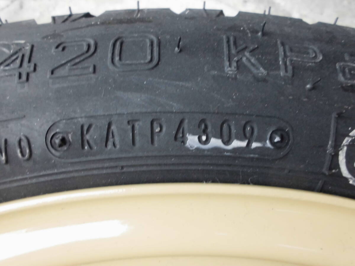 ＧＲＸ１３０・マークＸのスペアタイヤ  テンパータイヤ 応急タイヤの画像3