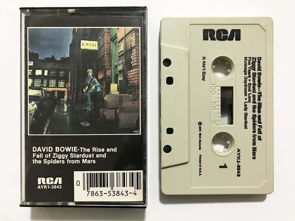 ■カセットテープ■デヴィッド・ボウイ David Bowie『The Rise And Fall Of Ziggy Stardust』ジギー・スターダスト■送料185円の画像1