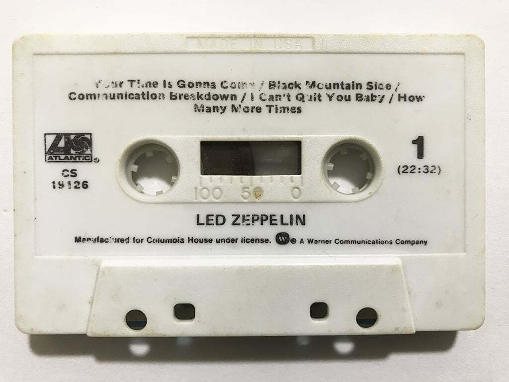 ■カセットテープ■【説明必読】レッド・ツェッペリン『Led Zeppelin』1stアルバム■同梱8本まで送料185円の画像6