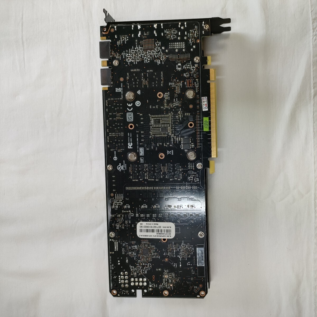 ジャンク品 グラフィックボード ELSA GeForce GTX1070 8GB S.A.C_画像2