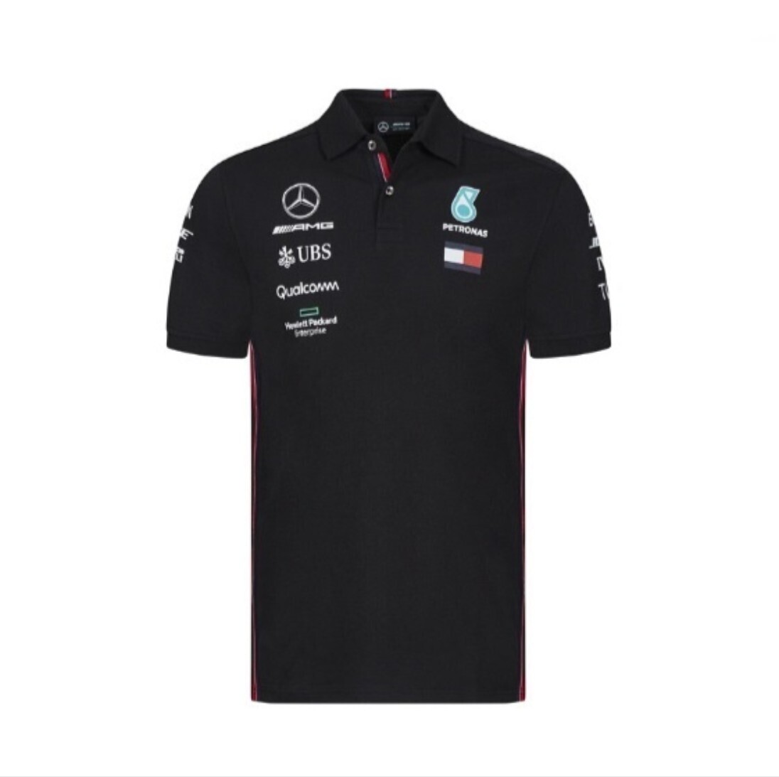 【未使用】Mercedes AMG メルセデス ペトロナス F1 Team 2019 ポロシャツ Mサイズの画像9