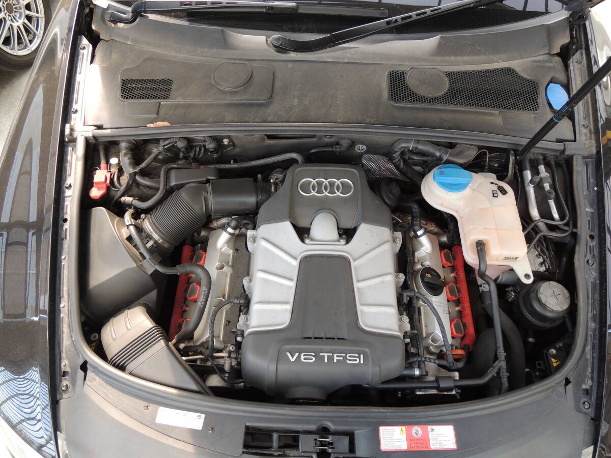 2009年 アウディA6 3.0TFSI クワトロ スーパーチャージャー 禁煙 茶レザーシートの画像9