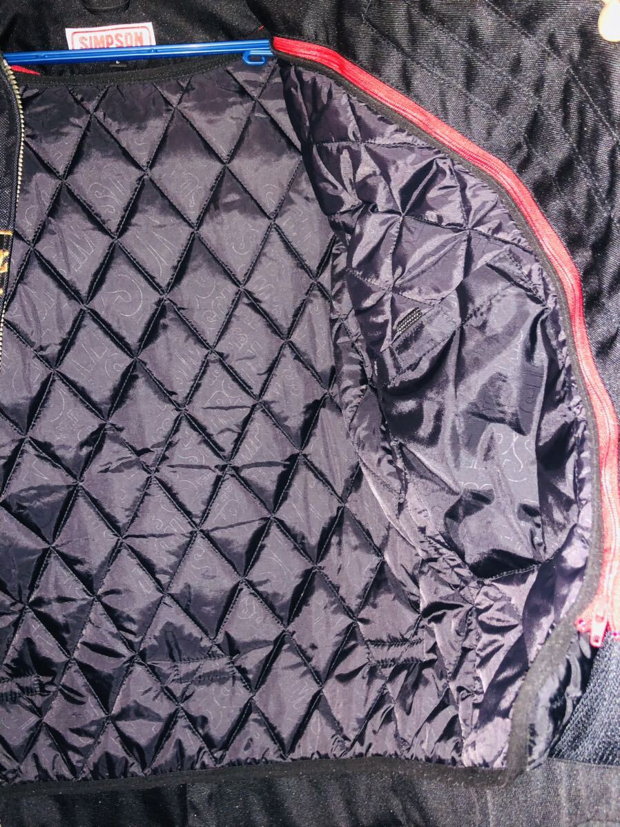 SIMPSON プロテクター肩、肘、胸、背、標準装備 脱着式防寒インナー付き Rider's Jackets NORIXシンプソンジャケットの画像7