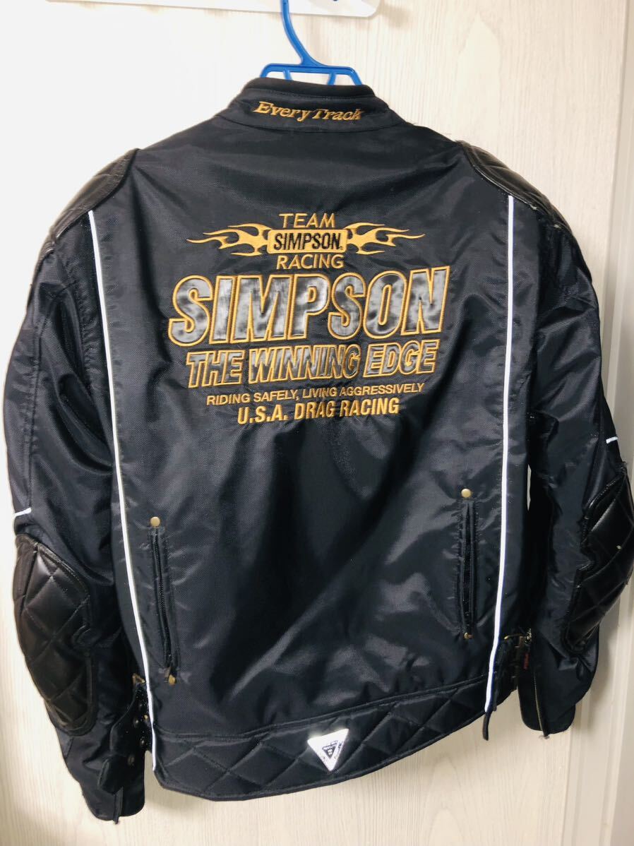 SIMPSON プロテクター肩、肘、胸、背、標準装備 脱着式防寒インナー付き Rider's Jackets NORIXシンプソンジャケットの画像4