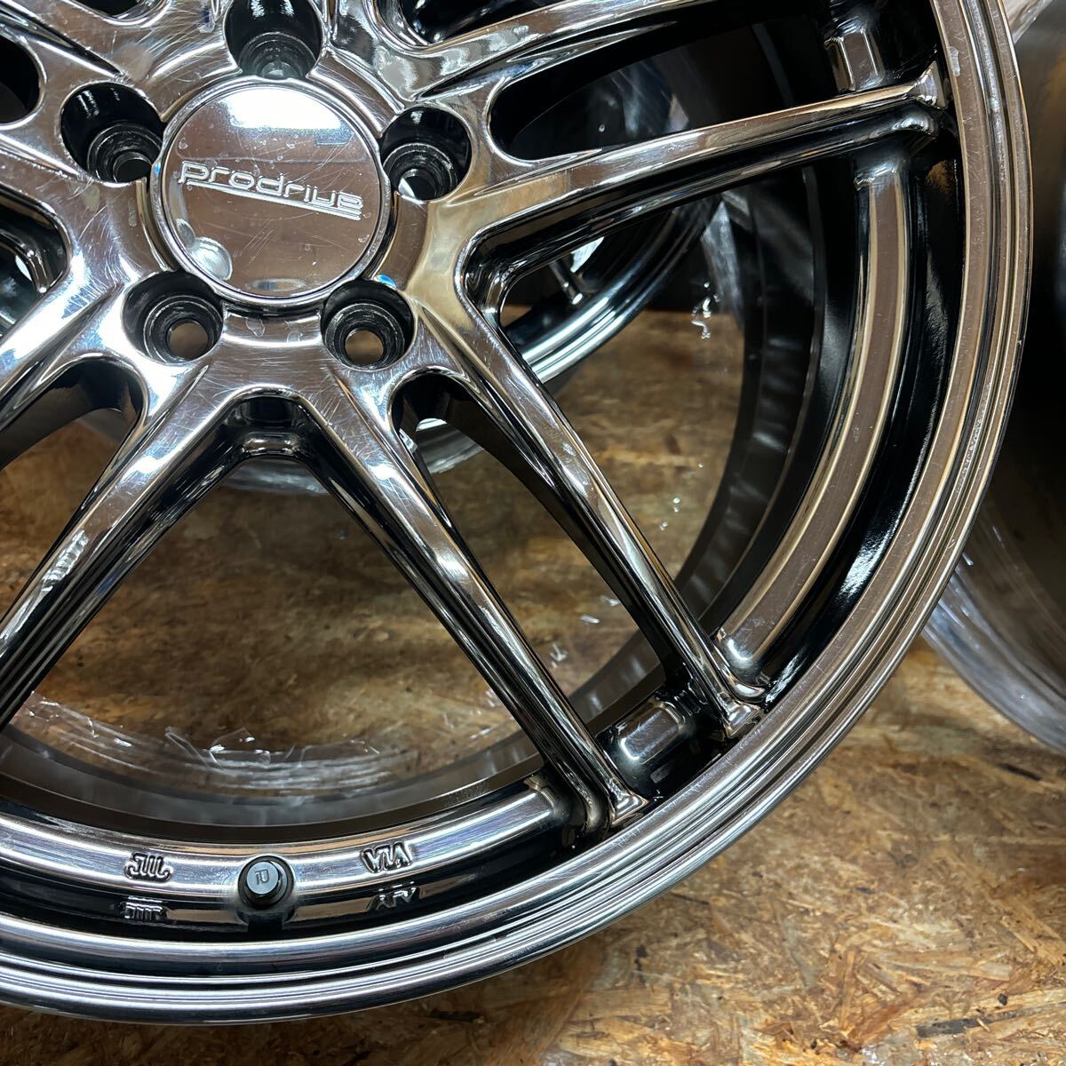 希少☆ブリヂストン☆プロドライブ☆GC-05K☆軽量☆18×7.5J+45☆100/5穴☆走り屋 ドリフト JDMの画像3