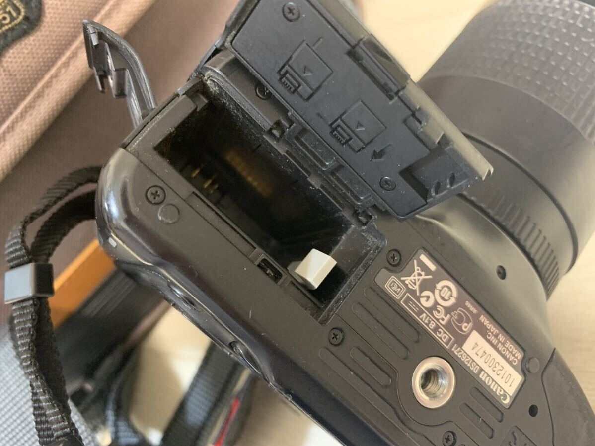 Canon EOS X4 一眼レフカメラ 75-300mm 望遠レンズ カメラバッグ ストラップ など 1台 キャノンの画像6