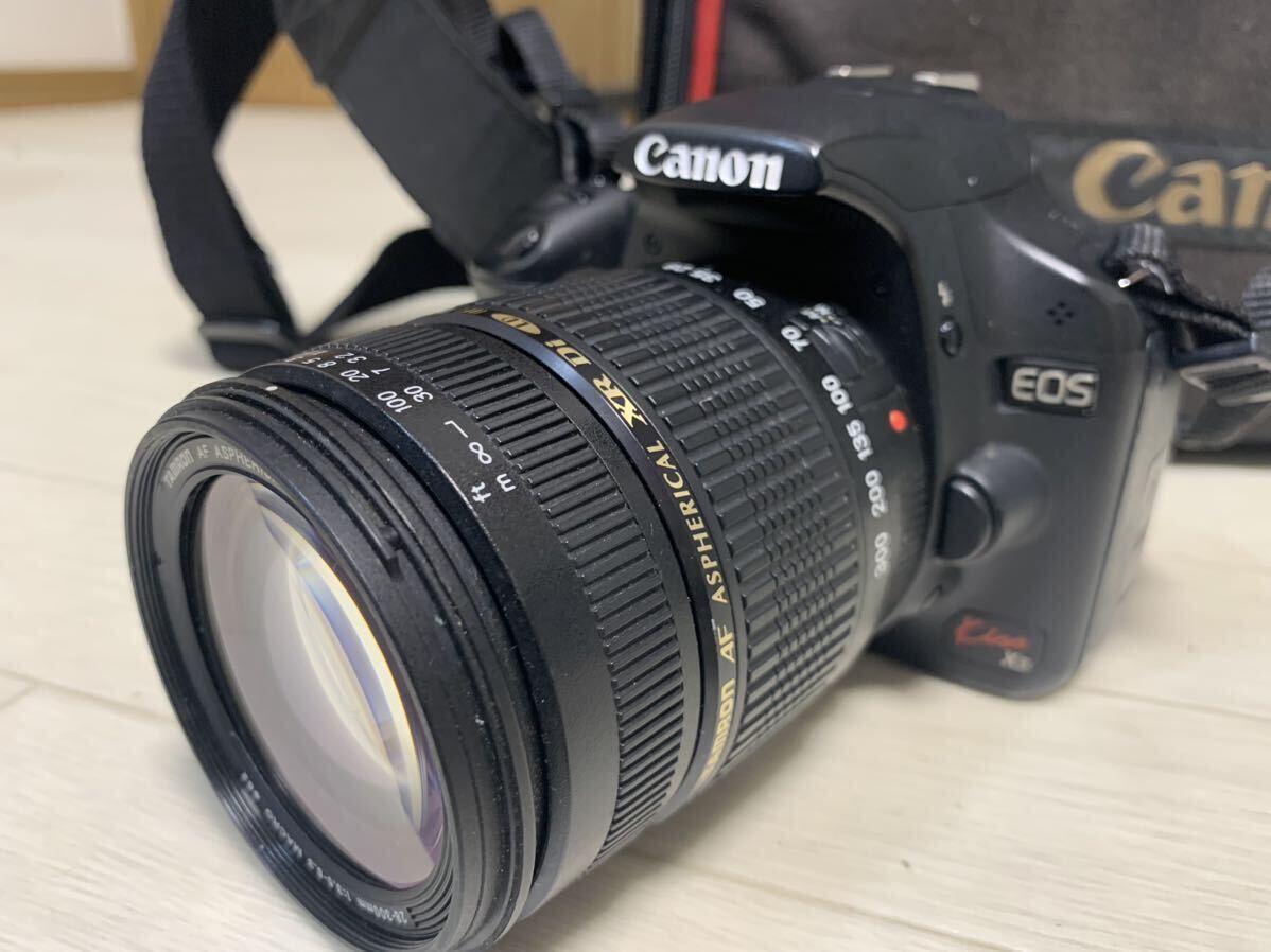 Canon EOS kiss X3 一眼レフカメラ TAMRON 28-300mm 望遠レンズ カメラスバッグ ストラップ など 1台_画像2
