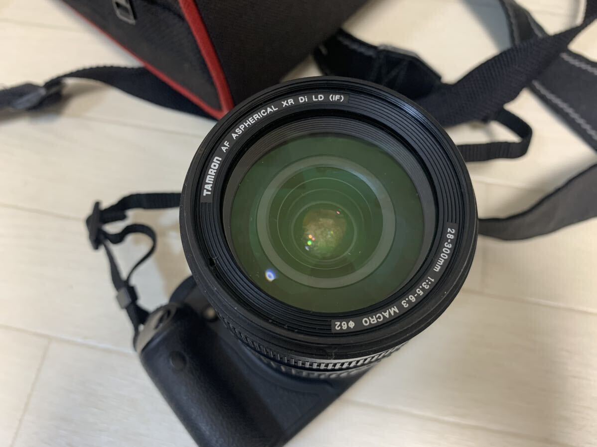Canon EOS kiss X3 一眼レフカメラ TAMRON 28-300mm 望遠レンズ カメラスバッグ ストラップ など 1台_画像7