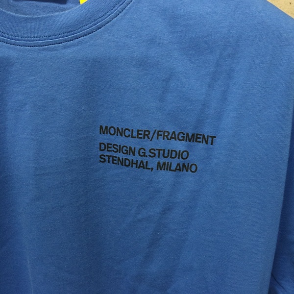 MONCLER 銀座店 新品 モンクレール GENIUS フラグメント Tシャツ 半袖 メンズ size:S ブルー 94473_画像4