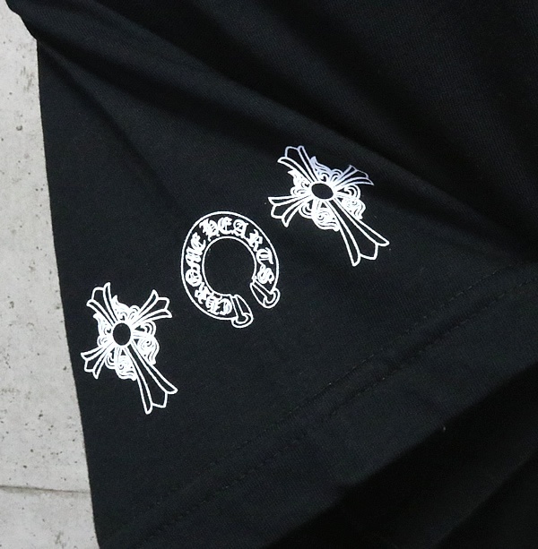 CHROME HEARTS 銀座店 クロムハーツ 美品 Tバー ロゴ 半袖 Tシャツ size:M 黒 94683_画像4