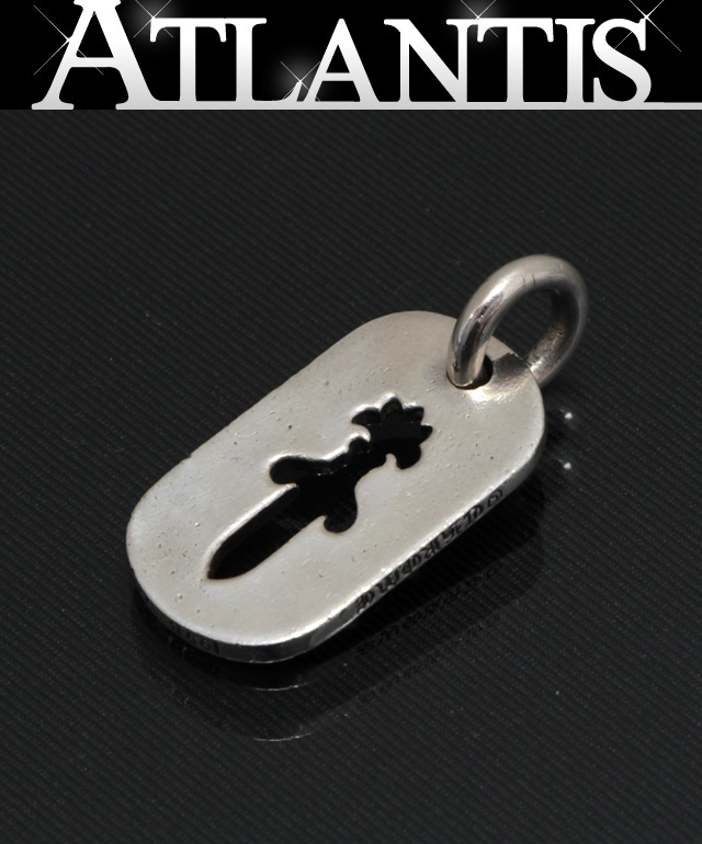 即納!最大半額! 13878円 CHROME HEARTS 銀座店 クロムハーツ カットアウトダガー ペンダントトップ、チャーム