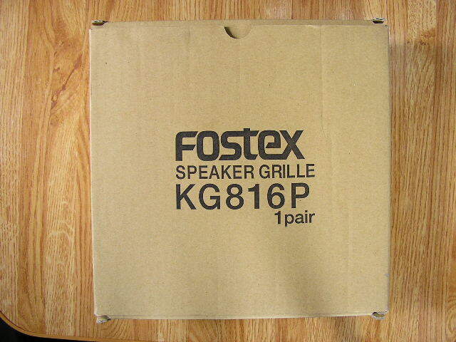 FOSTEX SPEAKER GRILL KG816P 1pair 未使用品の画像1