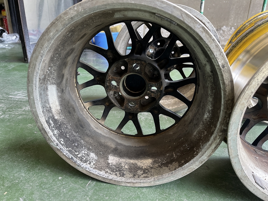 ＢＢＳ ホイール ６Ｊー１４  オフセット３８ ＰＣＤ１００ー４Ｈ  ４本 程度良好 の画像10