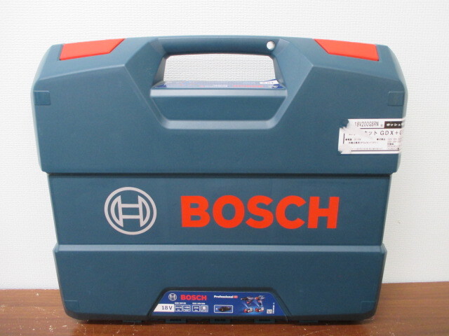 未使用 BOSCH ボッシュ インパクトドライバー ドリルドライバ コンボキット GDX18V200GSRN バッテリ2個 充電器付 激安1円スタートの画像10