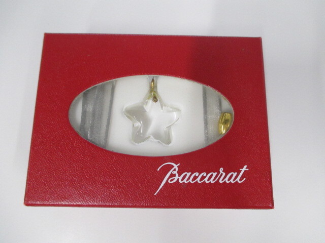 Baccarat バカラ 星型ネックレス 留め具750刻印 星 チョーカー アクセサリー 激安1円スタート_画像1