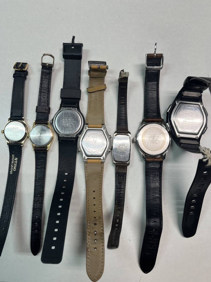 【約8㎏大量まとめ】CASIO カシオ 腕時計 ジャンク 1円スタートの画像8