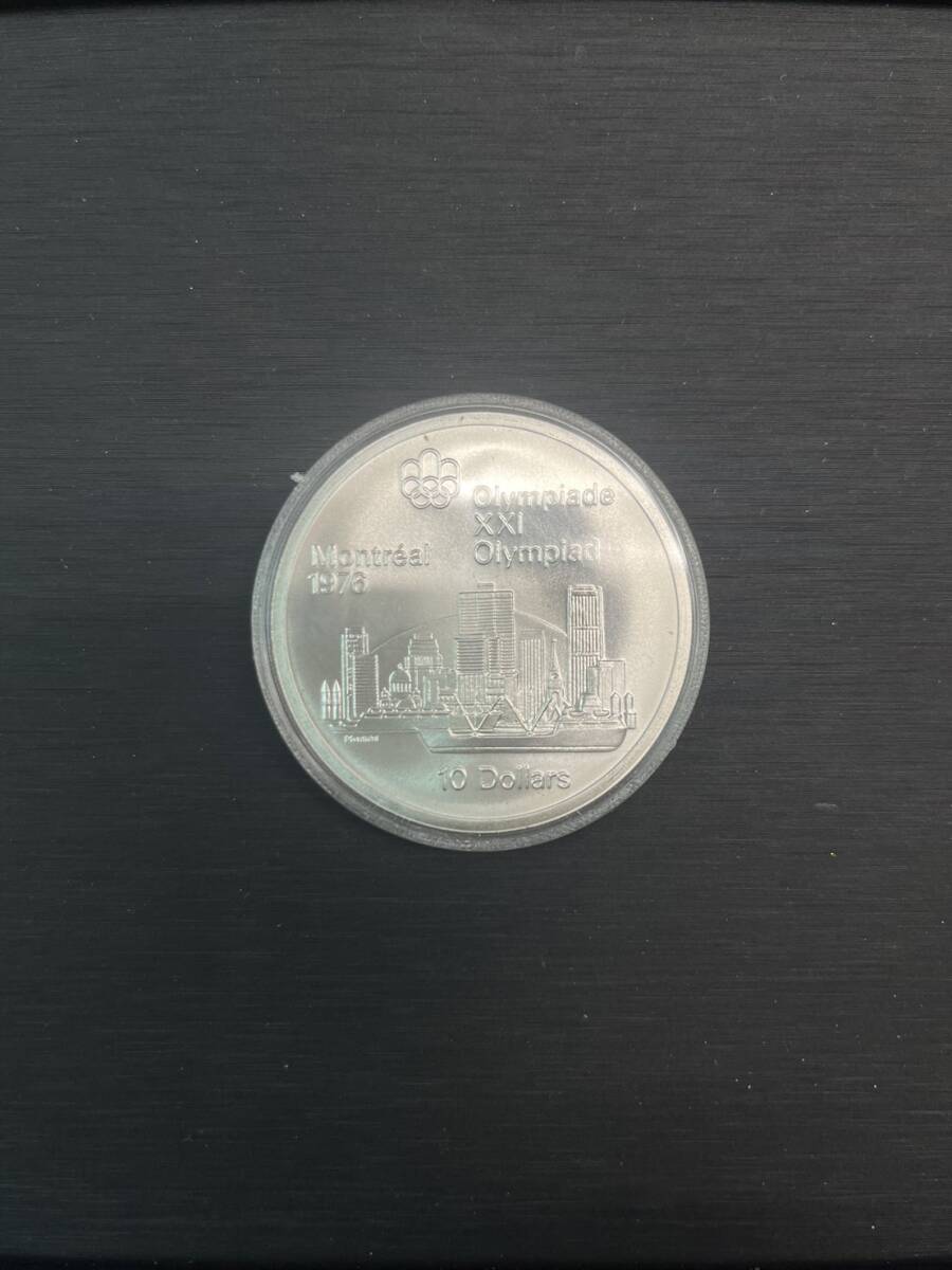 1976年 第21回 オリンピック モントリオール大会 銀貨 モントリオールオリンピック記念硬貨 5ドル×2枚 10ドル×2枚 カナダ 1円スタートの画像8