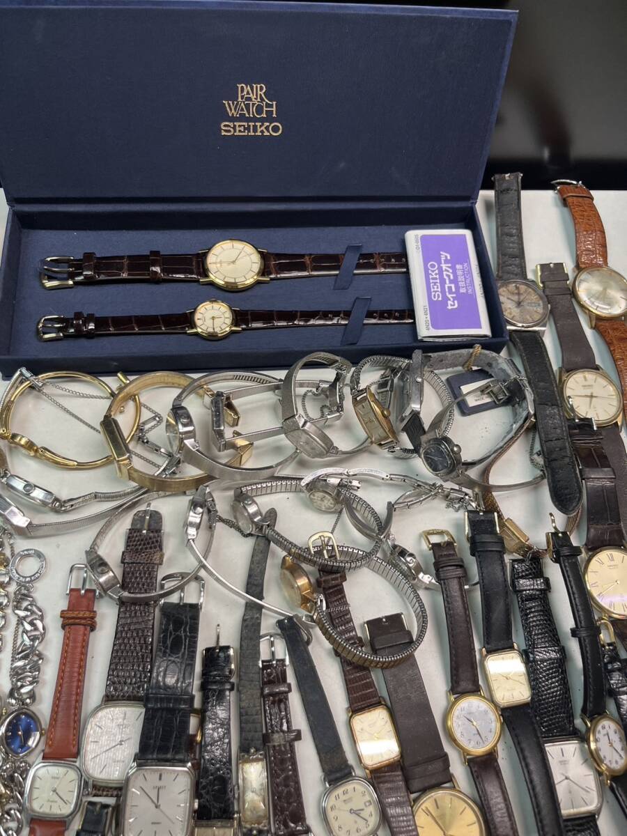 【約10㎏大量まとめ】SEIKO　腕時計　時計　懐中時計　など　セイコー　ブランド　ジャンク　コレクション　ヴィンテージ　1円スタート_画像5