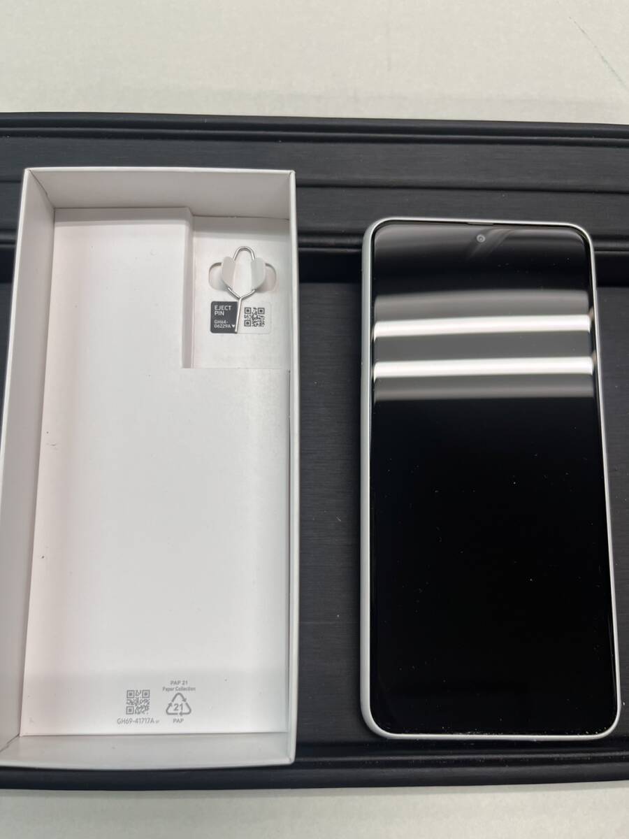 【Galaxy】ギャラクシー　スマートフォン　android　ホワイト　A23　5G　SIMなし　SIMピン付き　箱付き　ジャンク　1円スタート_画像2
