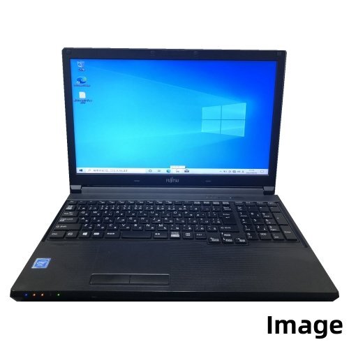 中古ノートパソコン Windows 10 Pro 64Bit 富士通 LIFEBOOK A576 Celeron 第六世代 3855U 1.6G/メモリ4GB/新品SSD 480GB/DVD-ROM/無線有_画像1