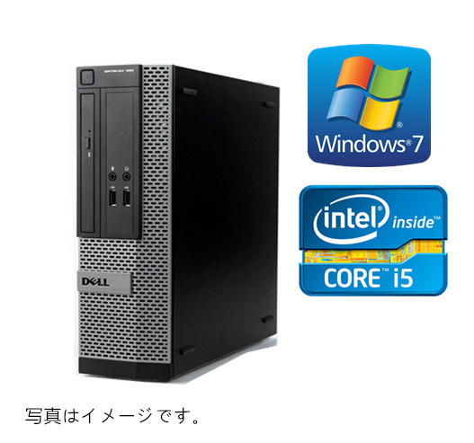 中古パソコン デスクトップ Windows 7 Pro Office付 DELL Optiplex 3010 OR 7010 Core i5 第三世代 3470 3.2G メモリ4G SSD240GB DVD-ROM_画像1
