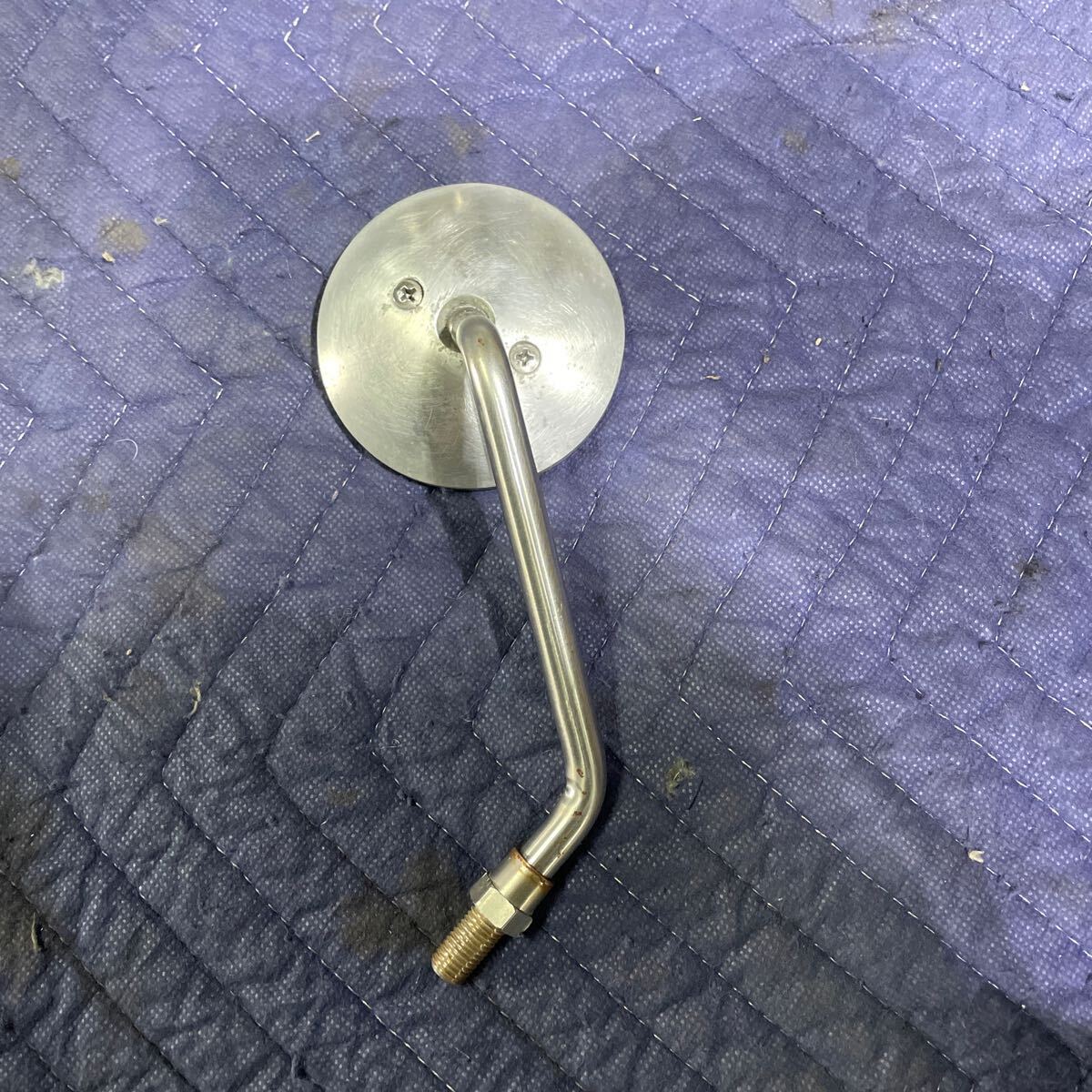 [157] after market mirror aluminium / stainless steel 10. regular screw right for poshposhu