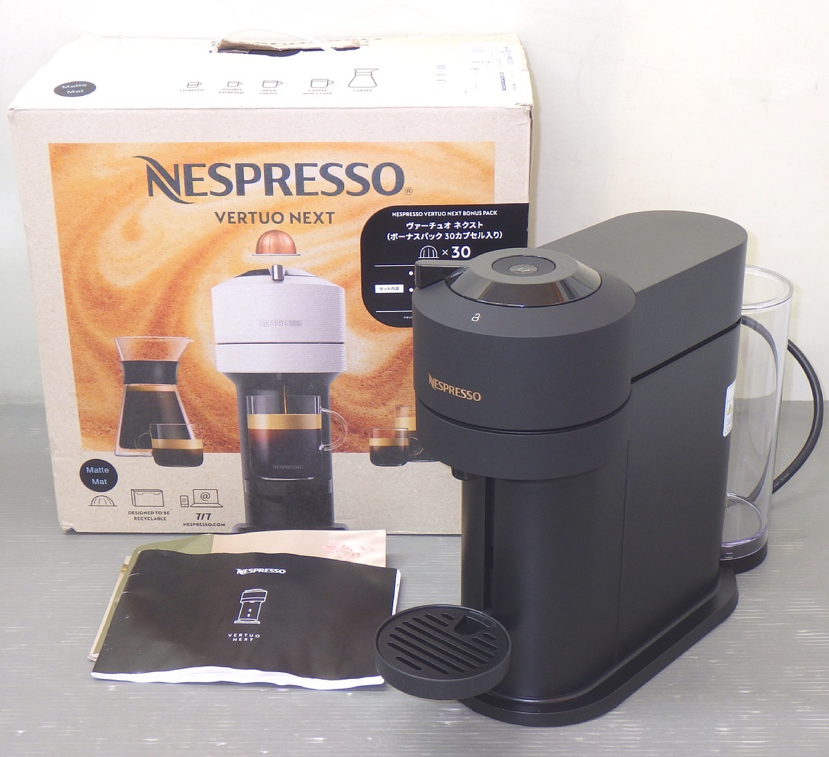 2023年 ネスプレッソ ヴァーチュオ ネクスト GDV1-MB マットブラック コーヒーメーカー NESPRESSO used_画像1