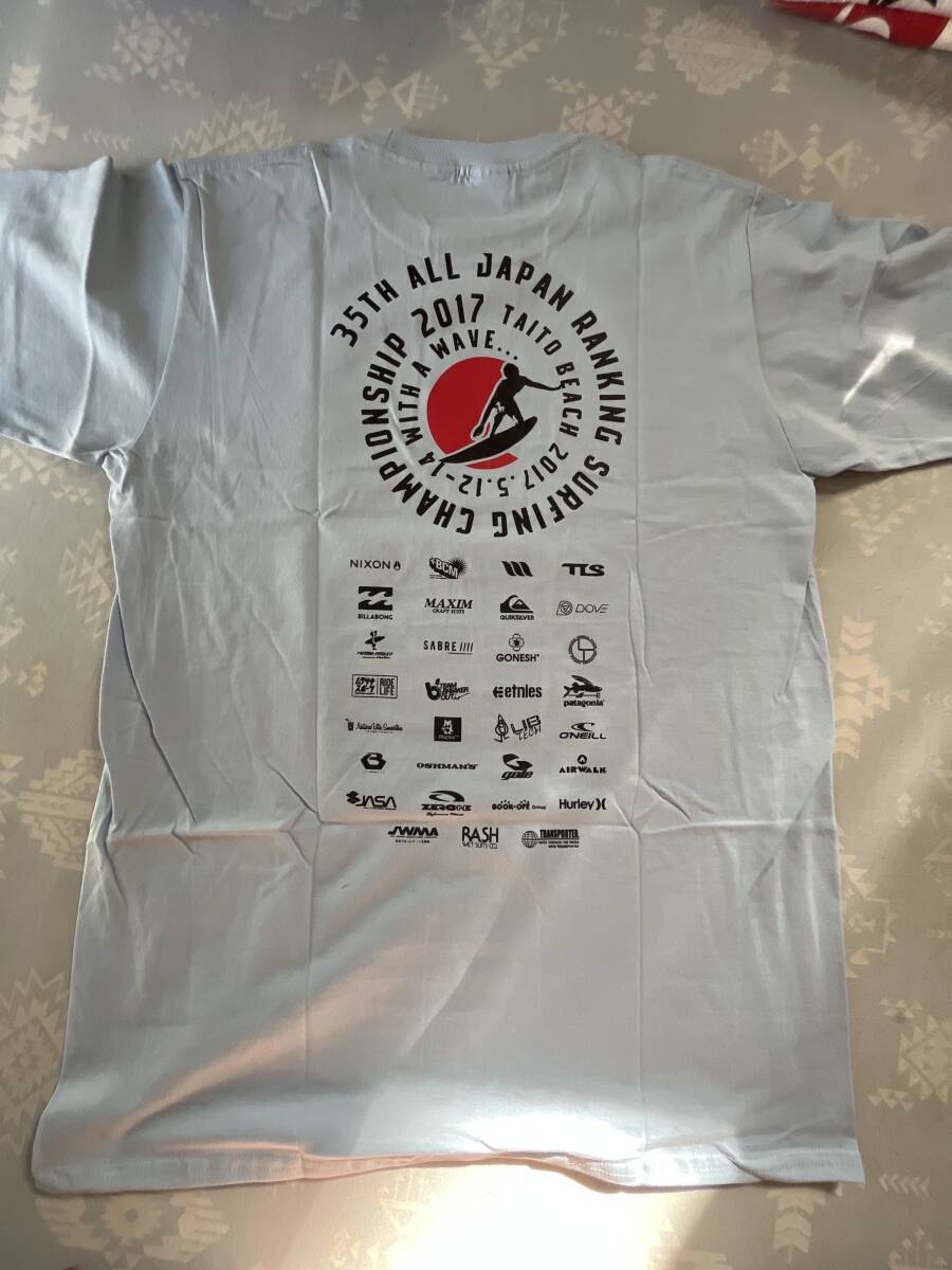日本サーフィン連盟　2017大会記念Tシャツ　NSA 非売品　レア　サーフィン　_画像2
