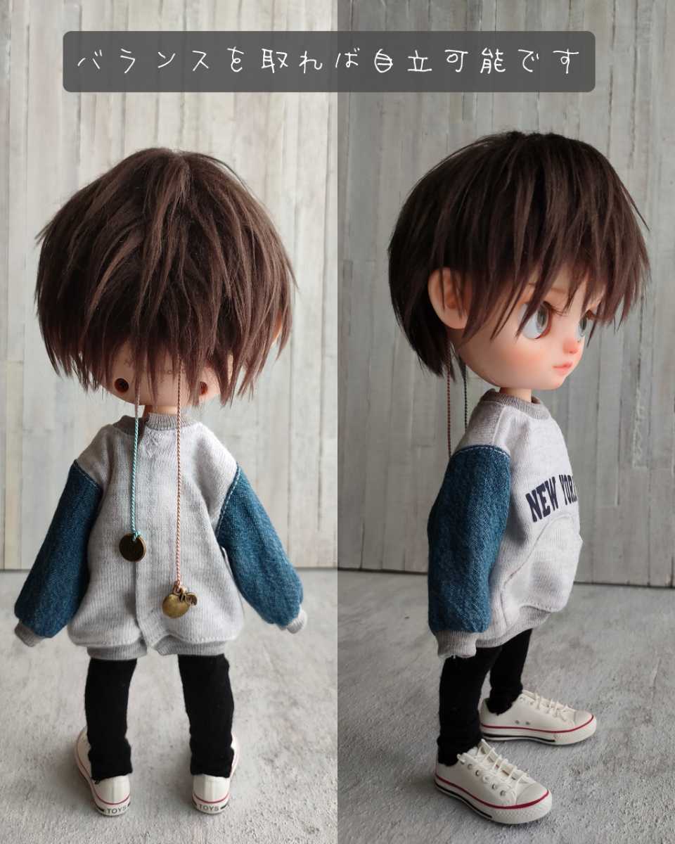 カスタムミディブライス 男の子 *HosHinoKo* Custom Blythe カスタムブライス アウトフィット付き 可動ボディ_画像8