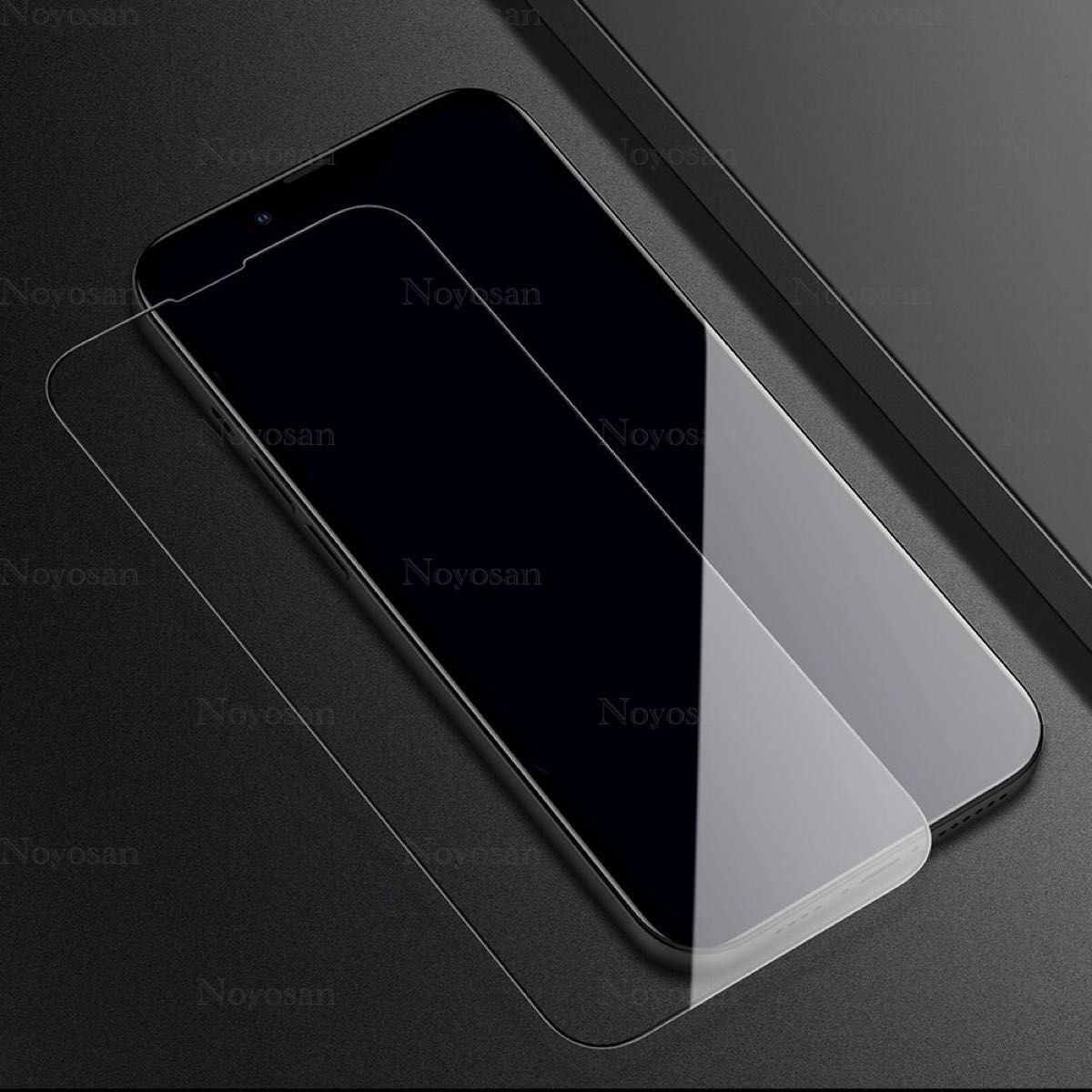 iPhone 14ProMax 強硬度ガラス保護フィルム 2枚セット