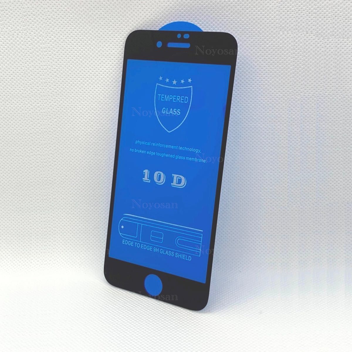 iPhone SE(第2世代) / iPhone SE(第3世代) 10D採用全面保護強化ガラスフィルム2枚セット
