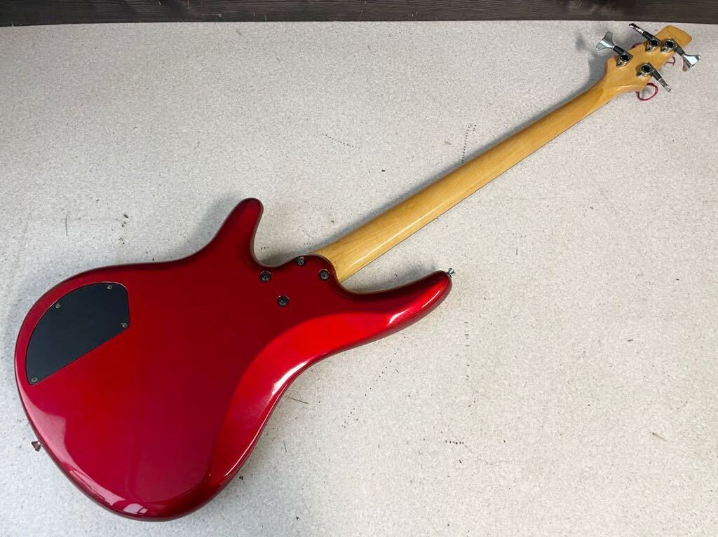 1円 美品 動作品 Ibanez アイバニーズ SDGR エレキベース 赤 レッド 売り切り_画像2