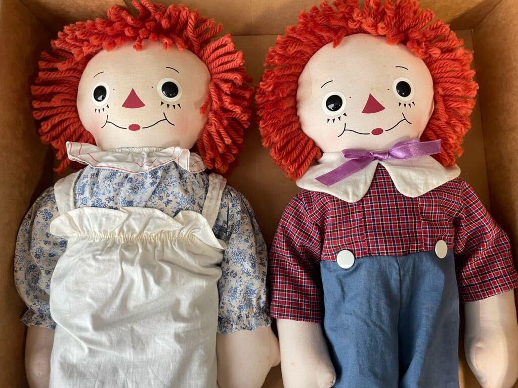 未使用 ラガディ Raggedy アン&アンディ Ann & Andy ジョジーン 特大 人形 applause アプローズ ヴィンテージ 限定品 ナンバー入り 希少品の画像3