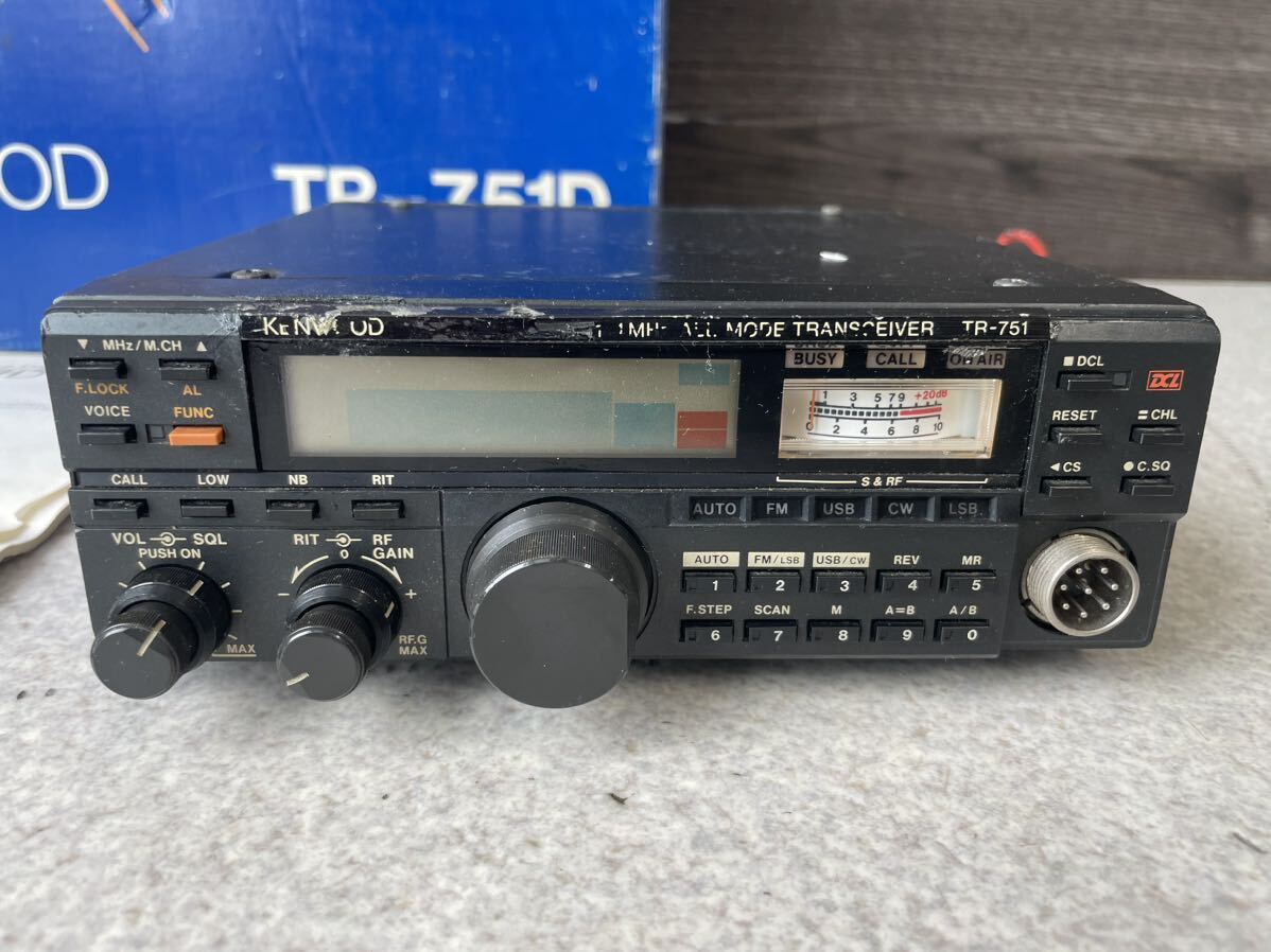 1 иен рабочий товар KENWOOD Kenwood TR-751D рация Mike имеется 144MHz all mode приемопередатчик инструкция наружная коробка комплект распродажа 