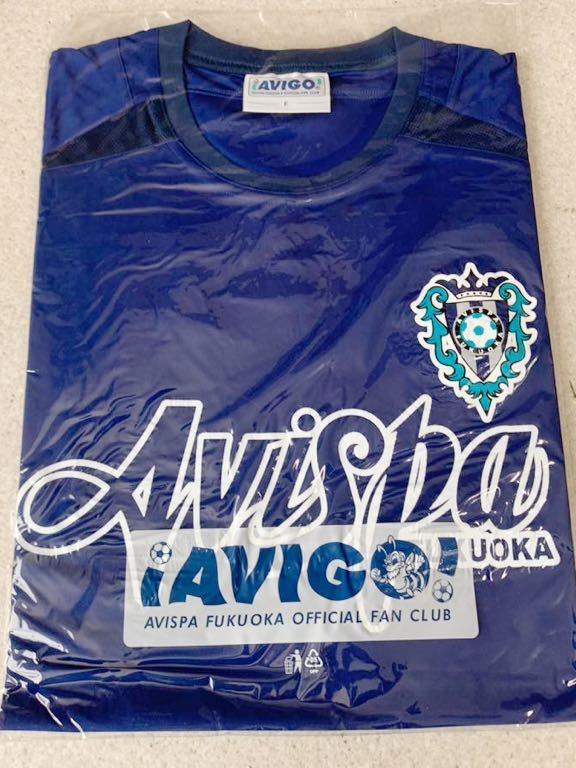 送料無料 新品 未使用 アビスパ福岡 ファンクラブ AVIGO 限定 ユニホーム Tシャツ Fサイズ フリーサイズ 着丈約80cm 身幅約57cm 売り切り21の画像1
