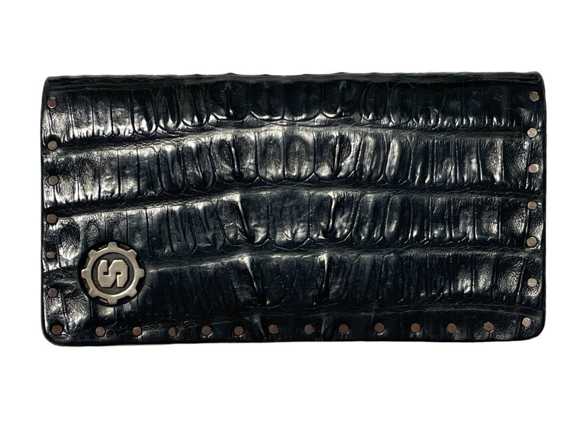 STARLINGEAR Star Lynn gear 100years crocodile long wallet have gaiters long wallet folding in half 