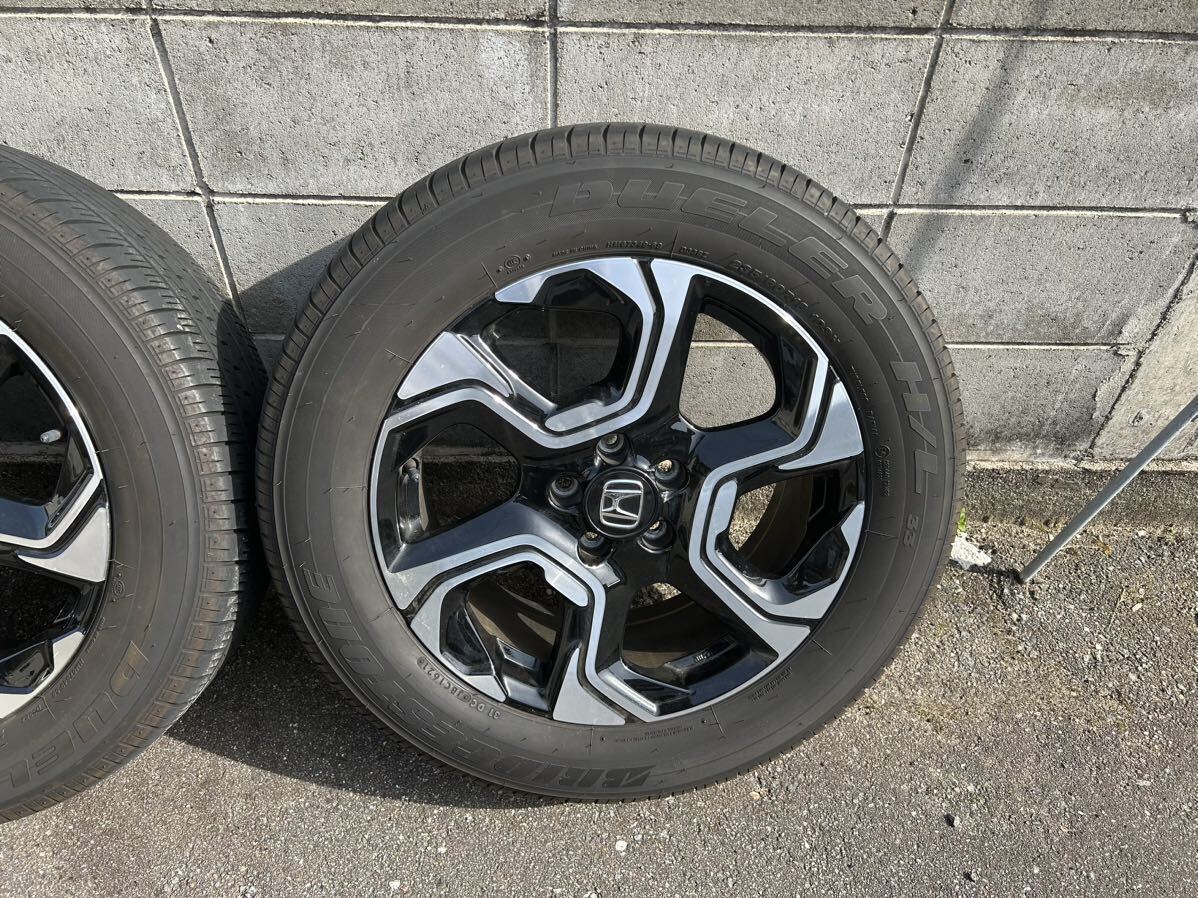 Honda ホンダ CR-V 純正 18 インチ タイヤホイールセット 18x7.5J +45 PCD114.3 5H ハブ径64mm ブリヂストン 235/60/R18 21年 4本セットの画像6