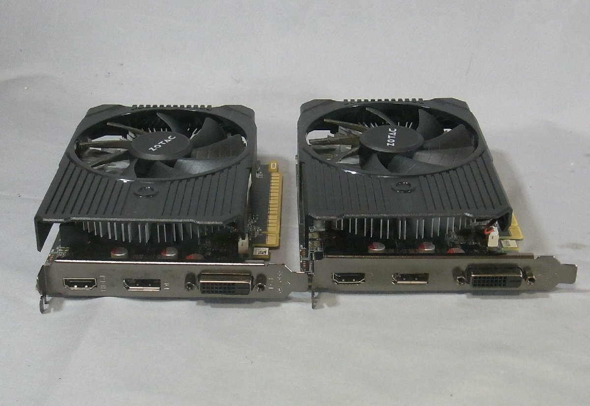 B39325 O-04352 GeForce GTX1050 2個セット ジャンクの画像3