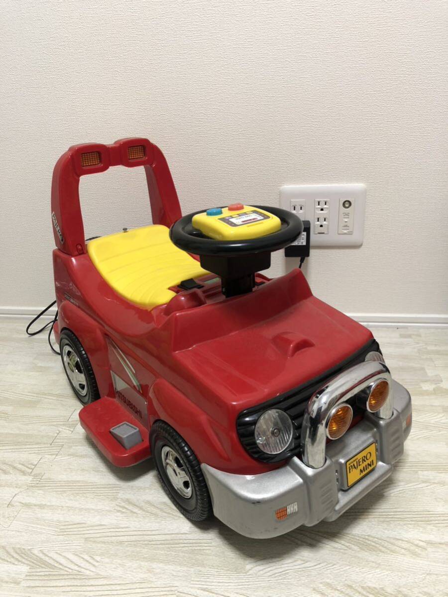 電動乗用カー 乗用玩具 三菱 MITSUBISHI パジェロミニ ミズタニ の画像1
