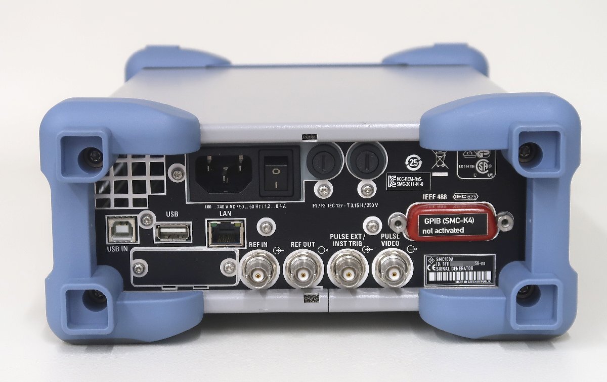 MF51165◆ROHDE&SCHWARZ SMC100A Opt.B103 シグナルジェネレータ 信号発生器 9kHz-3.2GHz【返品保証あり】の画像4