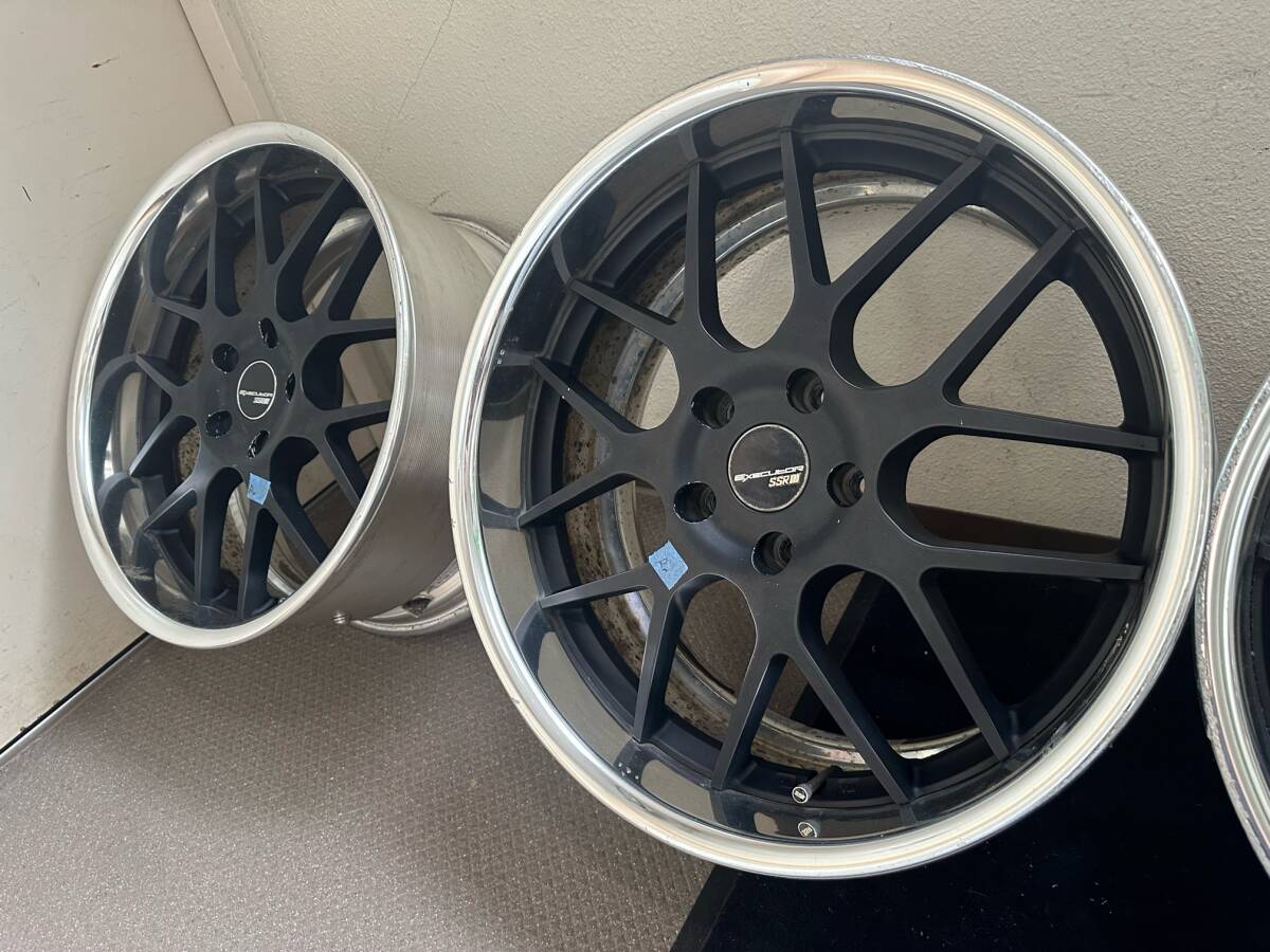 SSR エグゼキューターEX02 19×8.5/9.5+35 PCD=120 5H BMW レクサス等に　中古品　_画像6