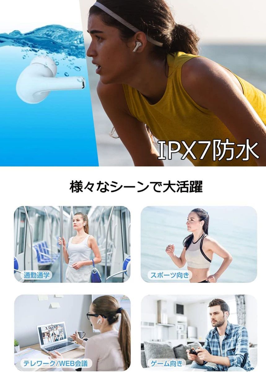 【新品・未使用】ノイズキャンセリング　ワイヤレスイヤホン　AirPods Pro 互換品　Bluetoothイヤホン