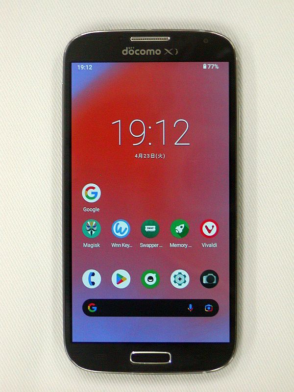 ■ docomo Galaxy S4(SC-04E) Black Android 12 SIMフリー(カスタム仕様) ■の画像1
