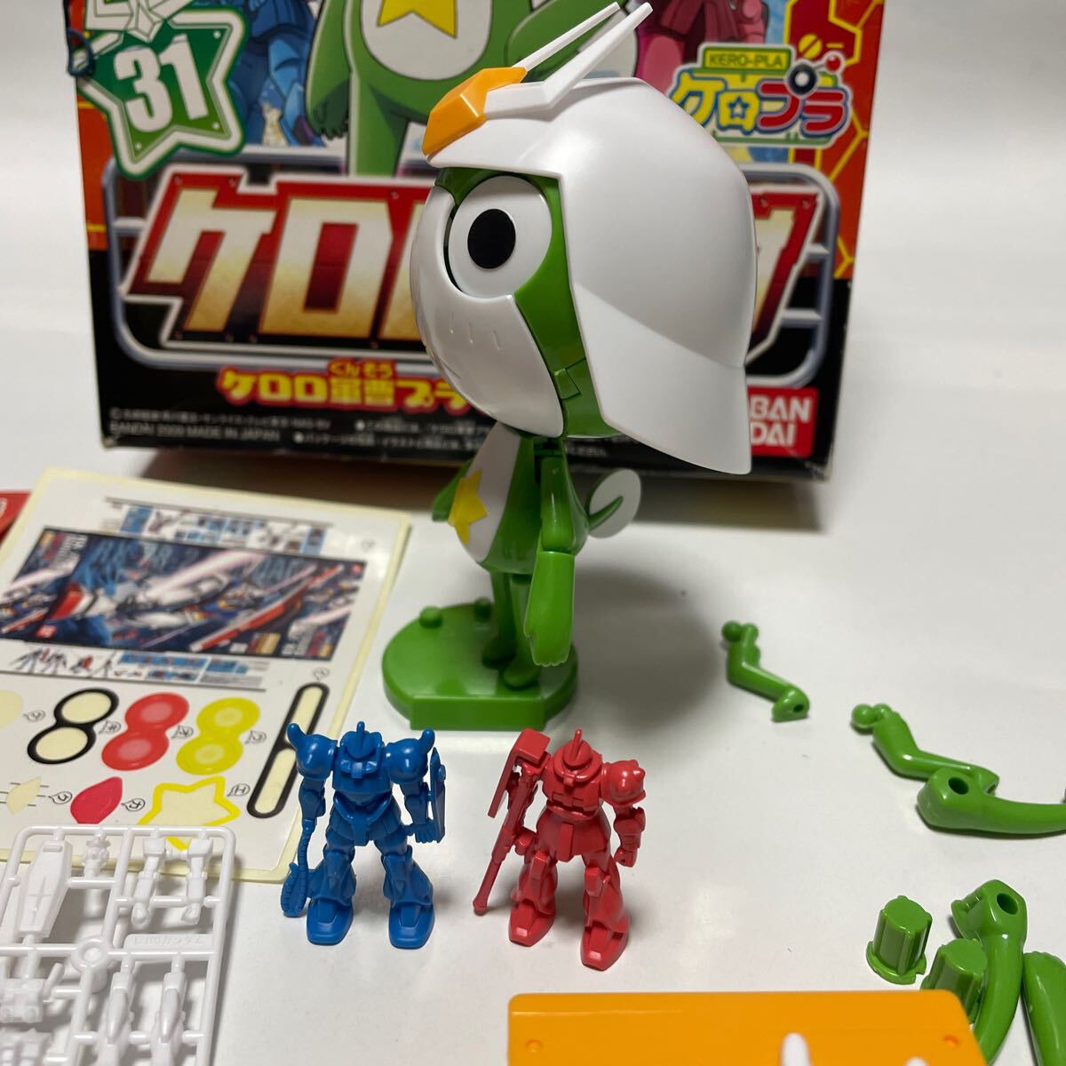  Bandai Keroro Gunso пластиковая модель keroro большой .