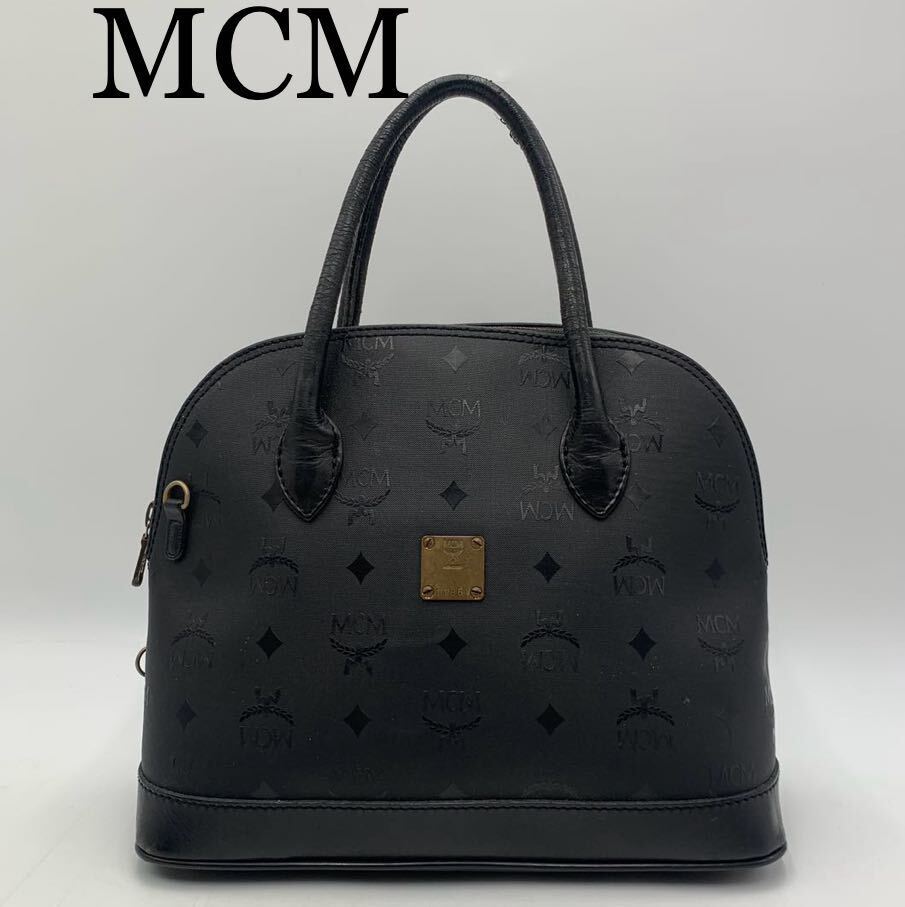 MCM エムシーエム　ハンドバッグ　トート　ヴィセトス　大容量　ブランドオシャレ_画像1