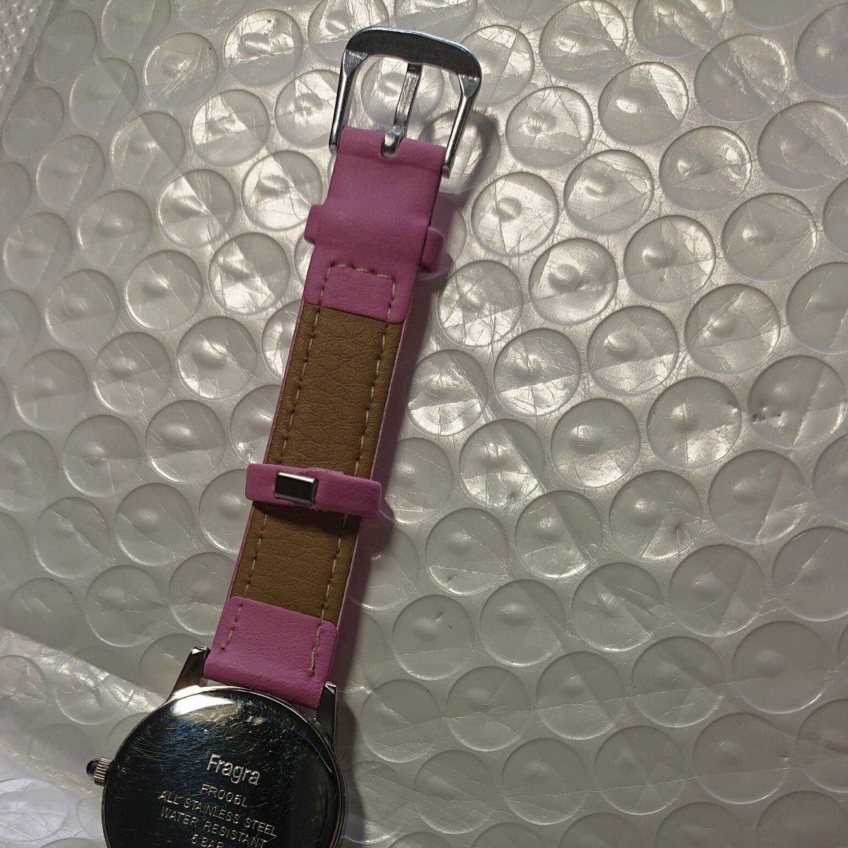 Fragra  腕時計 レディース ピンク 新品電池交換 稼働品 オシャレ トリプルカレンダー