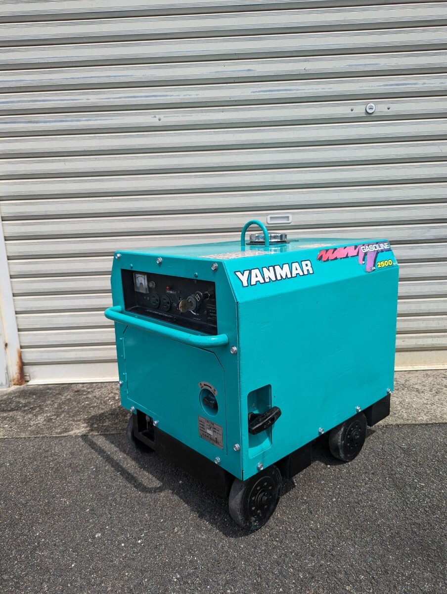 YANMAR ヤンマー 低騒音 エンジン YSG2500SS インバーター エンジン発電機ガソリンエンジン 建設機械 大阪 動作確認済_画像2