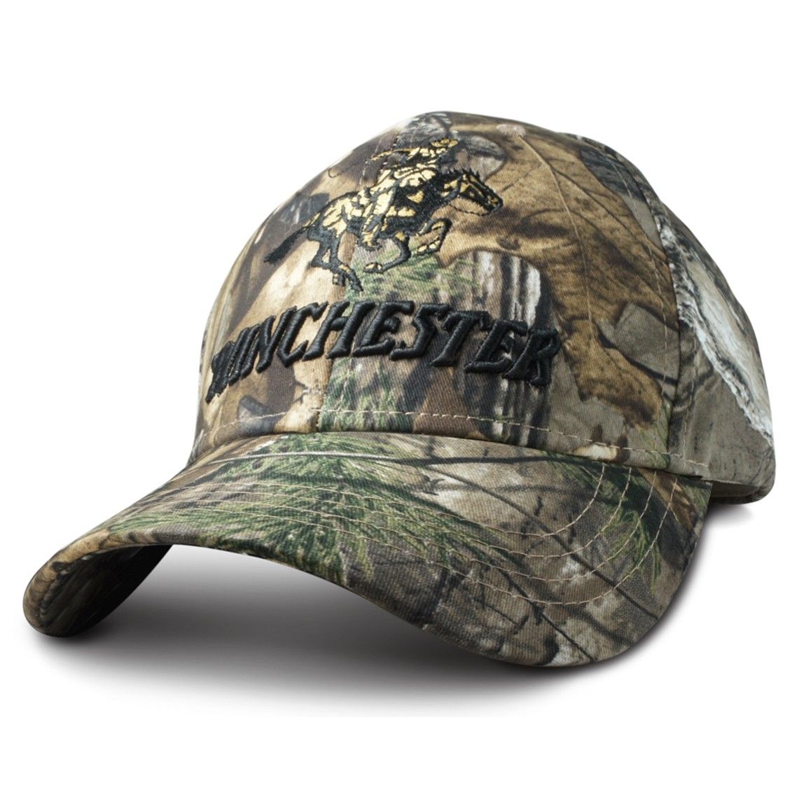 ウインチェスター リアルツリーカモ 狩猟 射撃 ミリタリー シューティング キャップ 帽子 コットン100% ワンサイズフリー