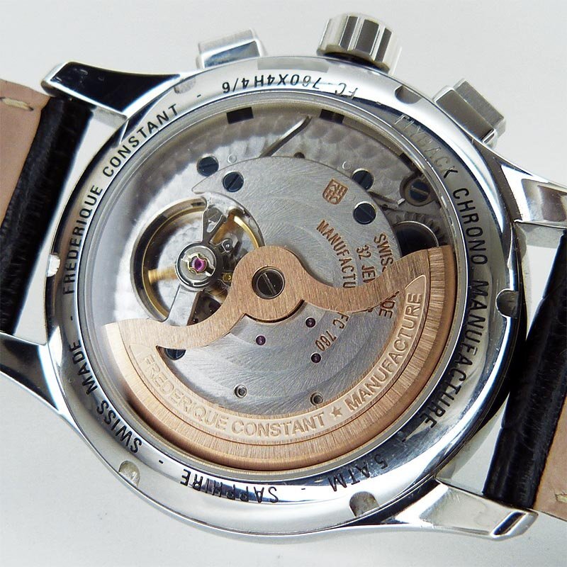  used Frederick * constant [FREDERIQUE CONSTANT] FC-760X4H4/6 fly back chronograph manifakchu-ru gray OH settled 