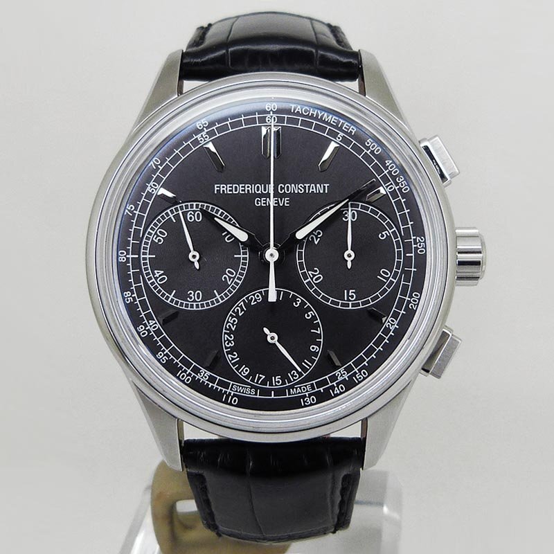  used Frederick * constant [FREDERIQUE CONSTANT] FC-760X4H4/6 fly back chronograph manifakchu-ru gray OH settled 